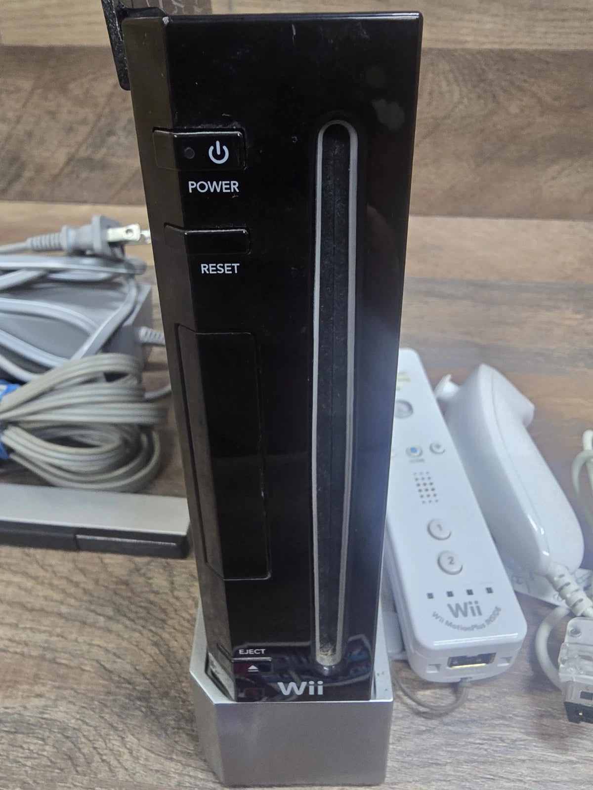 Nintendo Wii Black Console RVL-001 GameCube Comp. Original Tested Working