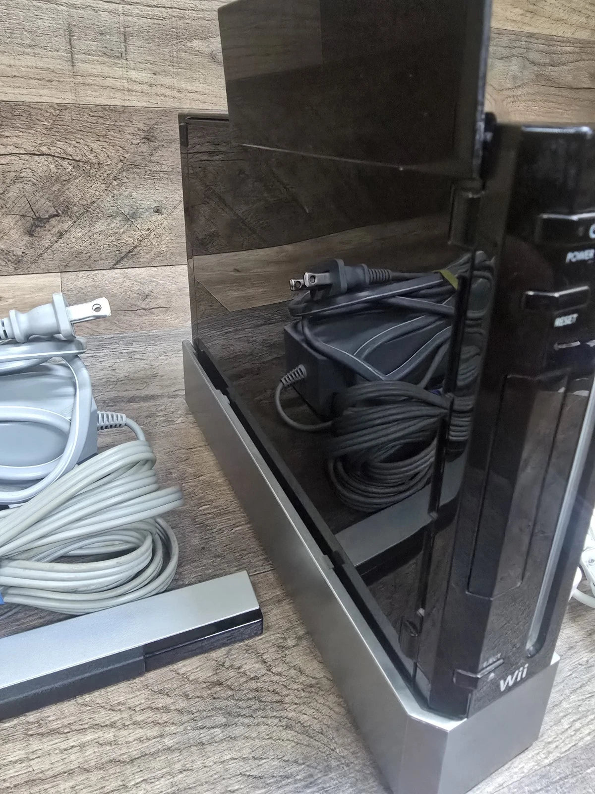 Nintendo Wii Black Console RVL-001 GameCube Comp. Original Tested Working