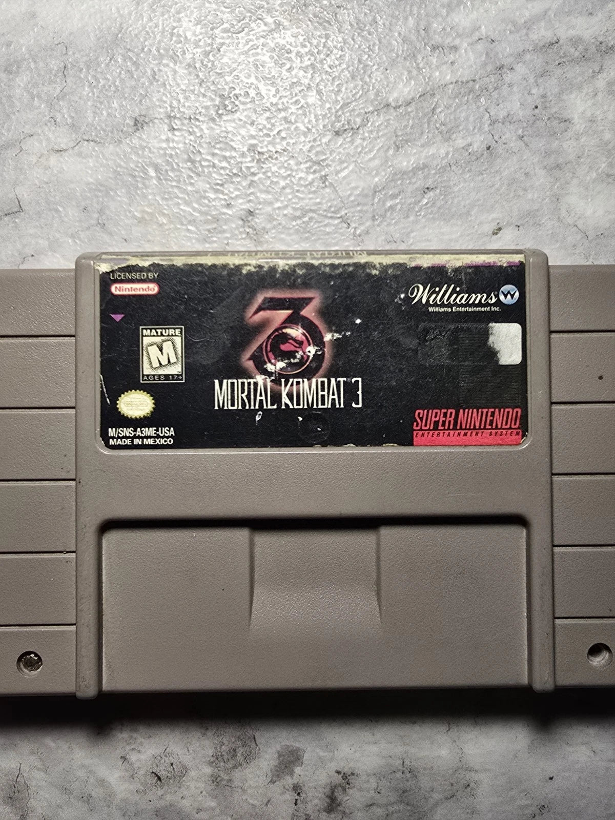Mortal Kombat 3 (Super Nintendo Entertainment System, 1995)
